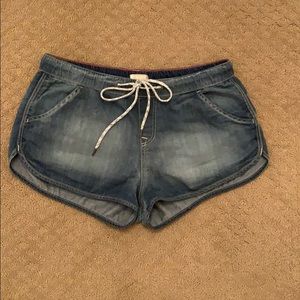 roxy denim shorts